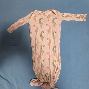 Posh Peanut Pink Ice Cream Print Kids Pajamas